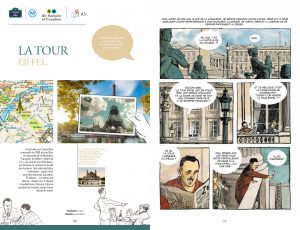 La Tour Eiffel, Guide de Paris en BD, Éditions Petit a Petit